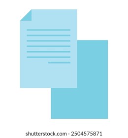 Documents Icon Style illustration on white background.