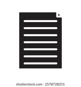 Documents icon Thin line art collection