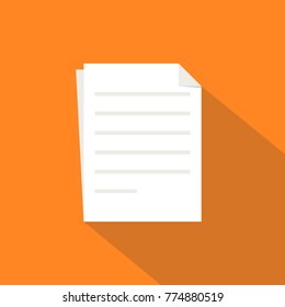 Documents icon. Vector illustration.