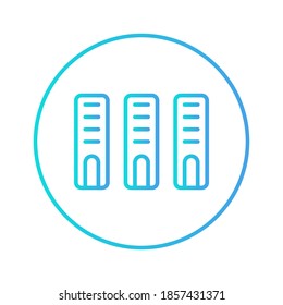 documents icon vector illustration. documents icon gradient design.