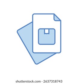 Documents Icon vector stock illustration