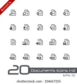 Dokumentensymbole - 1 von 2 // Basics