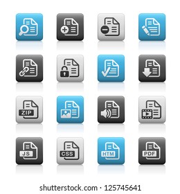 Documents Icons - 1 // Matte Series