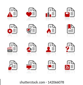 Iconos de documentos - 2 // Serie Redico