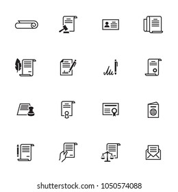 Documents Icons Set