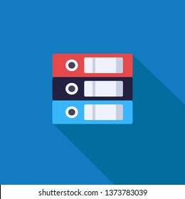 Documents illustration in industrial context, flat vector minimal design.