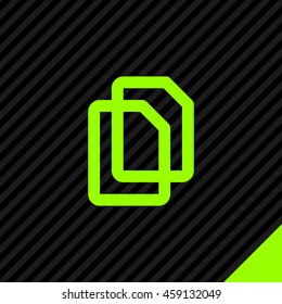 Documents isolated minimal single flat linear icon for application and info-graphic. Memory card line vector icon for websites and mobile minimalistic flat design.