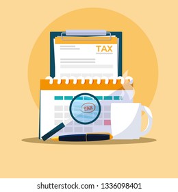 documents and office set items