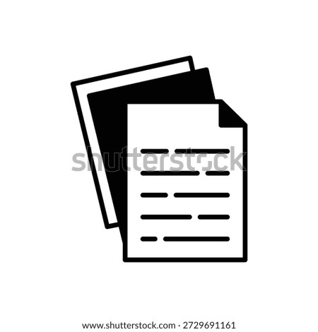 Documents Paper File Fill Icon: Information Records