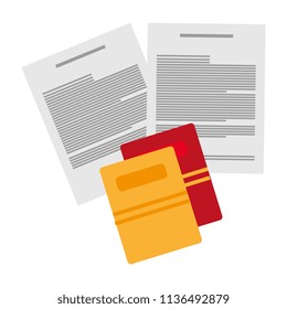documents paper isolated icon