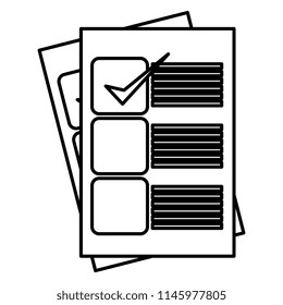 documents paper isolated icon