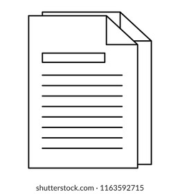 documents paper isolated icon