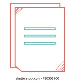 documents paper isolated icon