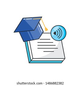 documents paper with wifi signal