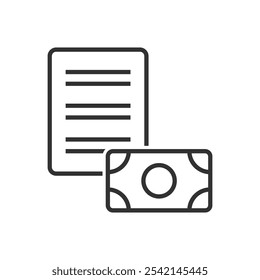 Ícone Documentos e Documentos - Ícone Recebimento da NFF