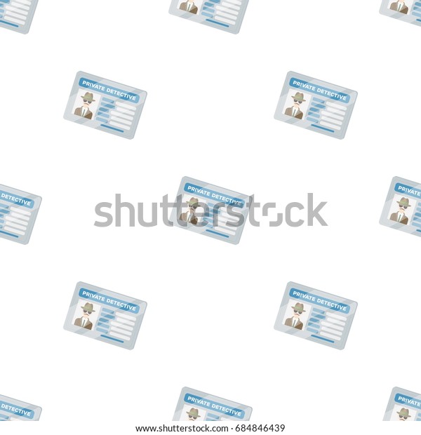 Documents of a private detective.
Card that shows the personality of the detective.Detective single
icon in cartoon style vector symbol stock
illustration.