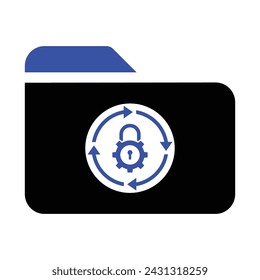 Documents Recovery Icon, Vector Graphics Illustrations 