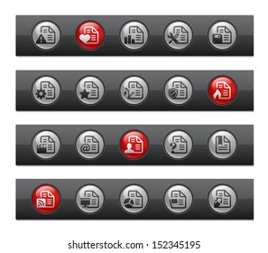 Documents - Set 2 of 2 // Button Bar Series 