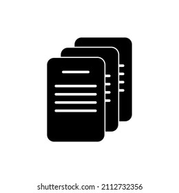 Documents, sheet of papers. Signing an agreement, contract or loan. Document with abstract text. Modern vector illustration isolated on white background. EPS 10.