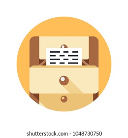 Documents simple icon. Flat modern vector icon for web design.