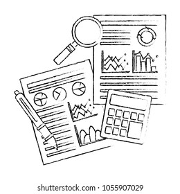 documents statistic data analysis financial analytics strategic report