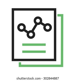 Documents, statistics, report, file icon vector image. Can also be used for seo, digital marketing, technology. Suitable for use on web apps, mobile apps and print media.