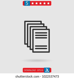 documents vector icon