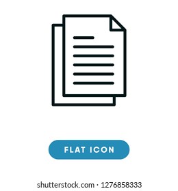 Documents vector icon