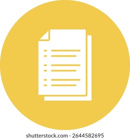 Documents vector icon. Can be used for printing, mobile and web applications.