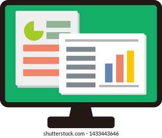 
Documents written in the monitor of a personal computer