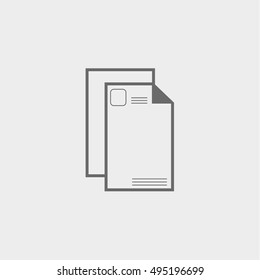 documet icon, vector desing
