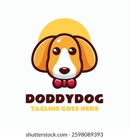 Doddy Dog Simple Mascot Logo