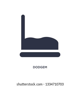 dodgem icon. Simple element illustration from kids and baby concept. dodgem editable symbol design on white background. Can be use for web and mobile.
