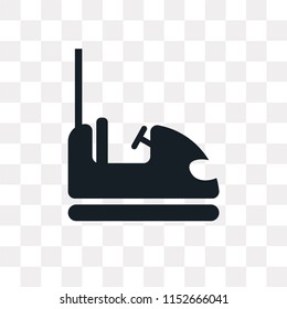 Dodgem vector icon isolated on transparent background, Dodgem logo concept