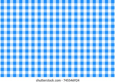 Dodger Blue Gingham Pattern Texture Rhombussquares Stock Vector ...