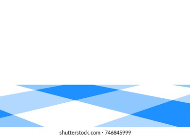 Dodger blue Gingham pattern. Texture from rhombus/squares for - plaid, tablecloths, clothes, shirts, dresses, paper, bedding, blankets, quilts and other textile products. Vector illustration.