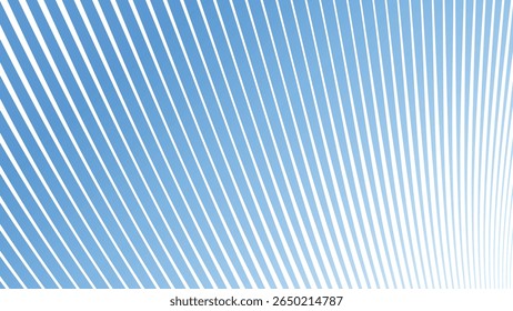 Gradiente azul Dodger com fundo de linha de listras para tecido digital abstrato moderno e design gráfico