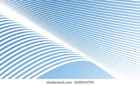 Gradiente azul de Dodger con el fondo de la línea de las rayas para la tela y el Diseño gráfico digitales abstractos modernos