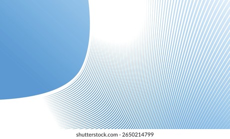 Dodger blue gradient with stripes line background for modern abstract digital fabric and graphic design