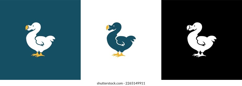 Dodo bird logo icon concepts. Vector illustration.