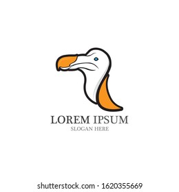 dodo bird logo and symbol vector icon
