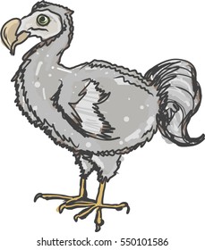 Dodo Bird vector illustration clip-art image