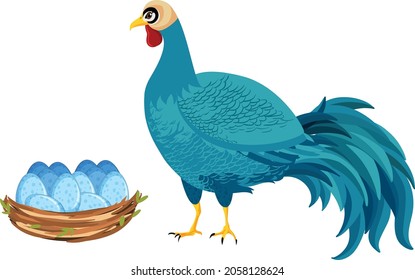 Dodo cartoon vector art and illustration