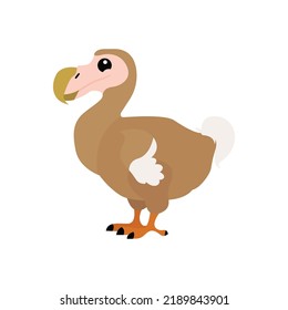 Dodo emoji vector illustration bird animal