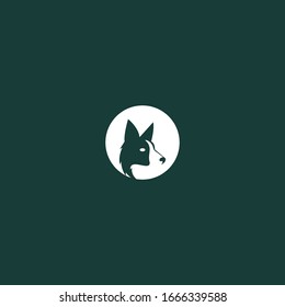 Dog Abstract logo Icon template design in Vector illustration 