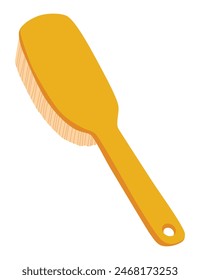Dog accessory shop icon. Dog brush for combing. Petshop supermarket. Pet accessory. Vector illustration in flat style clip art