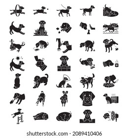 Vektorsymbol des Hundes