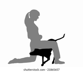 Dog agility (obedience): Command: creep through