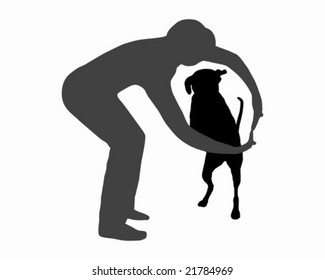 Dog agility (obedience): Command: Jump through