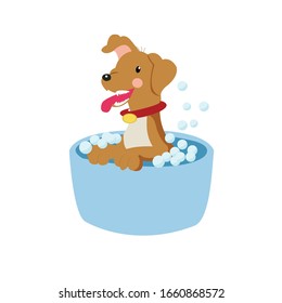 Dog Animal Cartoon Vector Illustration 